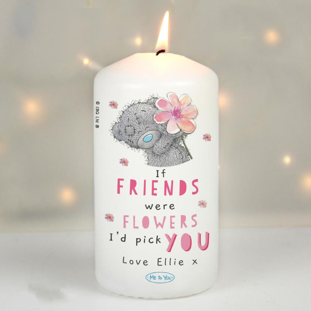 Personalised Me to You Bear I'd Pick You Pillar Candle Extra Image 3